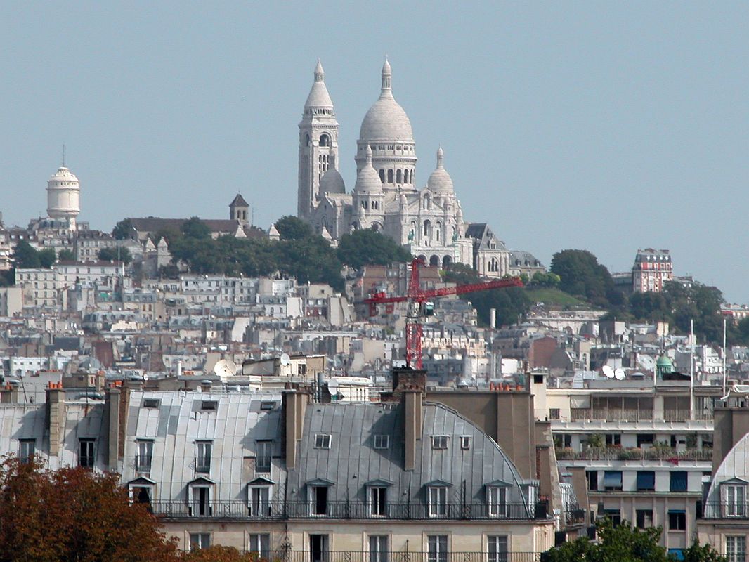 Paris Basilica of the Sacre Coeur 03 View From Musee D'Orsay 